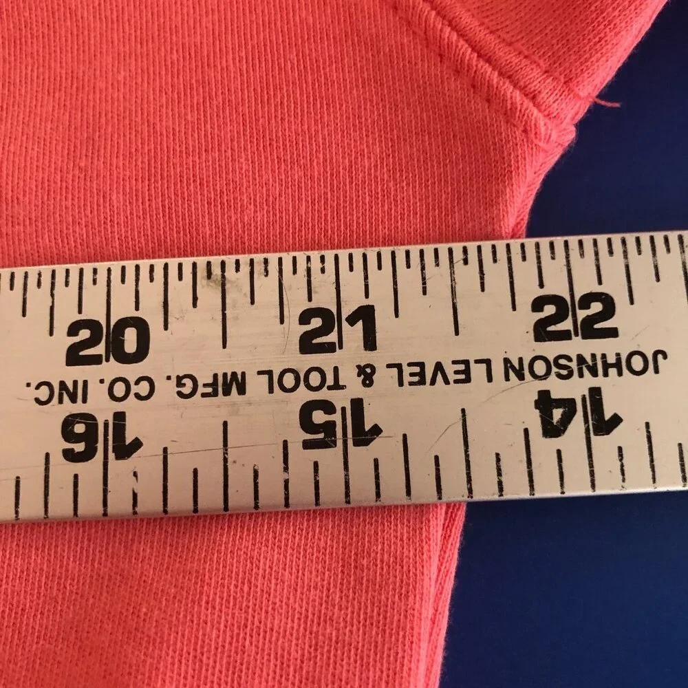 CUFFY'S Of Cape‎ Cod 1/4 Zip Shirt Men M Pink Coral Activewear Athleisure Logo
